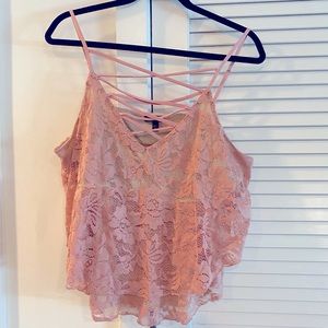 Express lace top